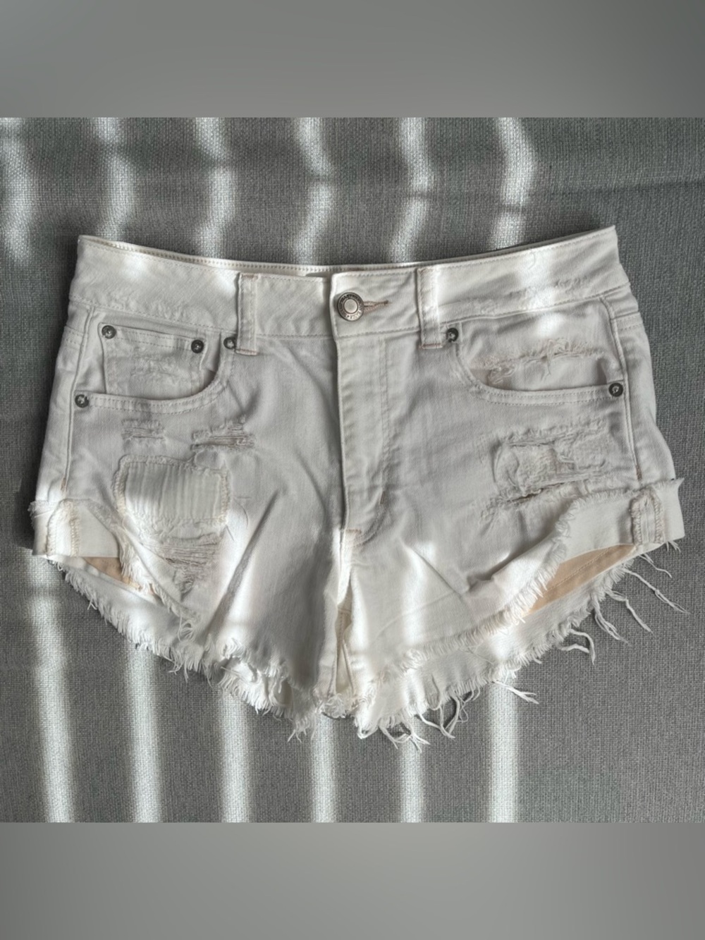 American Eagle High Rise Festival Jean Denim Shorts